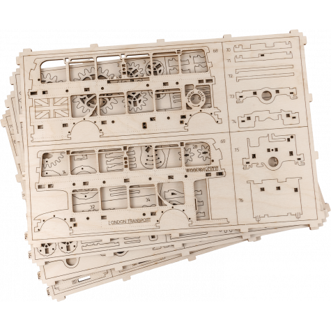 WOODEN CITY 3D puzzle Londýnský autobus 216 dílů ~ 2