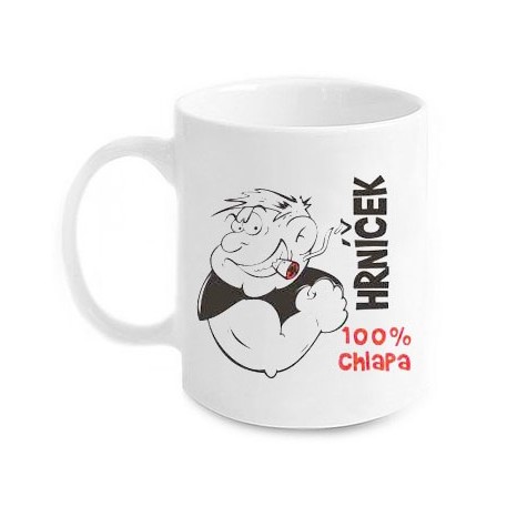 Vtipný hrnek - 100% chlapa ~ 1