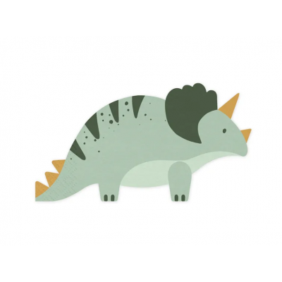 Papírové ubrousky 12 ks - Triceratops