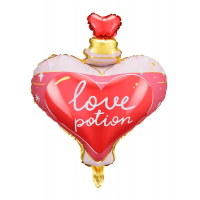 Nafukovací fóliový balónek 49x54cm - Lektvar lásky Love potion