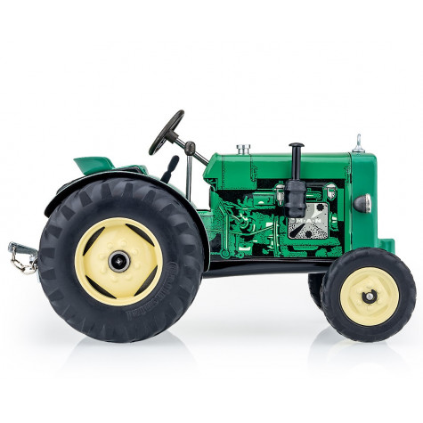 Kovap Traktor MAN AS 325A zelený na klíček kov 1:25