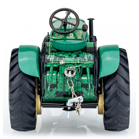 Kovap Traktor MAN AS 325A zelený na klíček kov 1:25 ~ 7