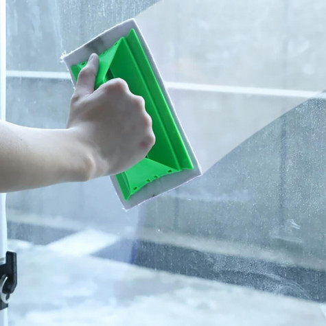 Pomůcka na mytí oken - zelená