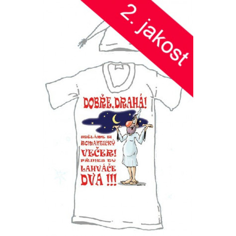 2.JAKOST Noční košile - Dobře drahá, uděláme si.. - XL ~ 1