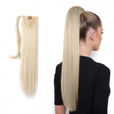 Příčesek do vlasů culík - světlá blond ~ 1
