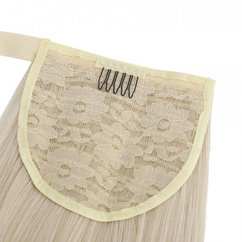 Příčesek do vlasů culík - světlá blond ~ 3