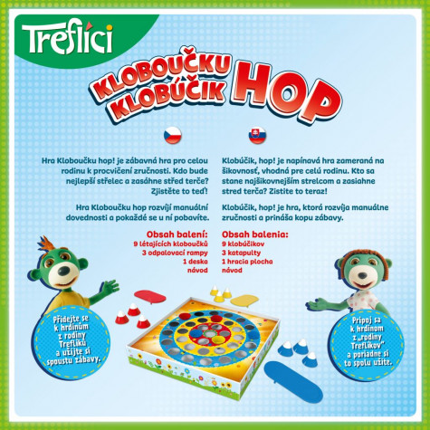Trefl Hra Kloboučku, hop! Rodina Treflíků ~ 4