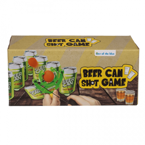 Alkoholová hra s prakem - střílej plechovky piva ~ 9