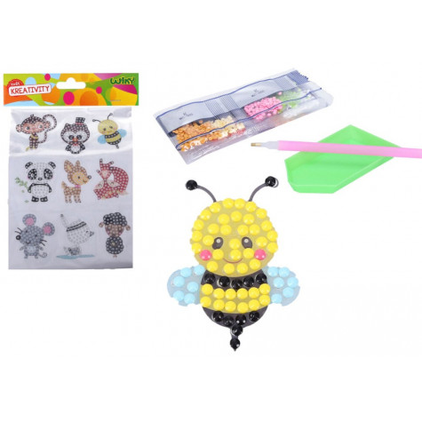 Wiky Kreativní set diamond nálepky - Zvířátka ~ 1