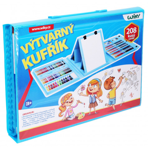 Wiky Kufřík výtvarných potřeb 208ks ~ 3