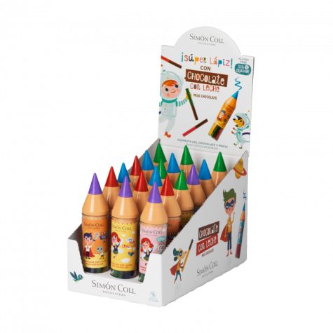Simón Coll Pastelky z mléčné čokolády 30g ~ 2