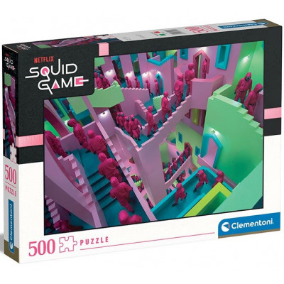 Clementoni - Puzzle 500 Netflix: Squid game Hra na oliheň