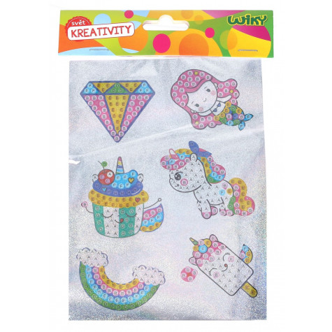 Wiky Kreativní set diamond nálepky Mix ~ 3