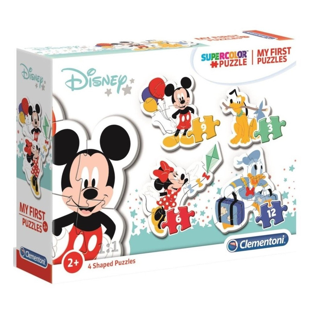 Clementoni Moje první puzzle 4v1 Mickey Mouse 3,6,9,12 dílků