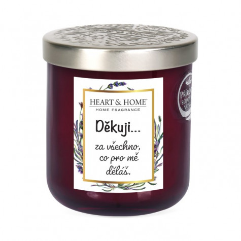 Albi Svíčka 8 cm - Děkuji za všechno ~ 1