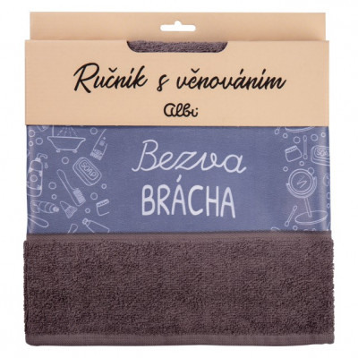Albi Ručník 50x90cm - Bezva brácha