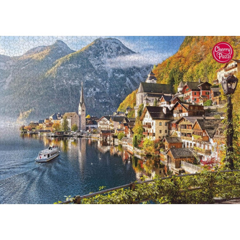 CHERRY PAZZI Puzzle Halštat v ranním světle 2000 dílků