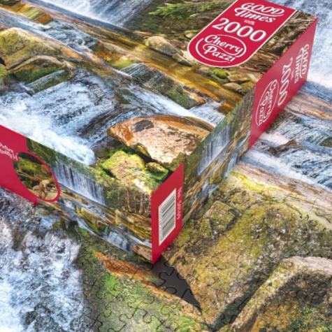 CHERRY PAZZI Puzzle Lesní kaskáda 2000 dílků