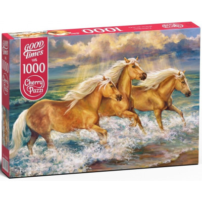 CHERRY PAZZI Puzzle Koně v moři 1000 dílků