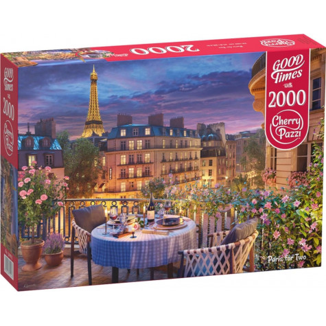 CHERRY PAZZI Puzzle Paříž pro dva 2000 dílků ~ 1