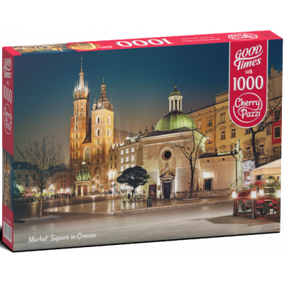 CHERRY PAZZI Puzzle Královský rynek v Krakově, Polsko 1000 dílků