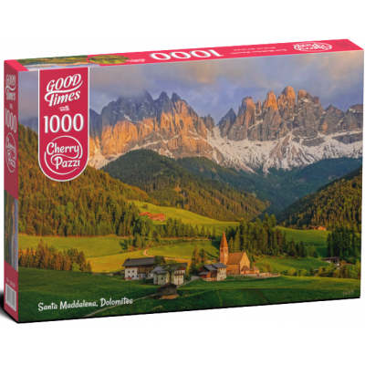 CHERRY PAZZI Puzzle Santa Maddalena, Dolomity 1000 dílků