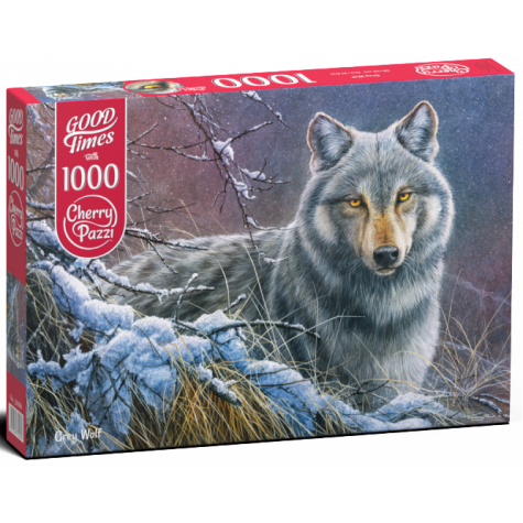 CHERRY PAZZI Puzzle Šedý vlk 1000 dílků