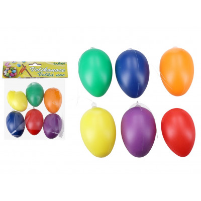 Wiky Vajíčko dekorační malované na zavěšení 6ks - barevné