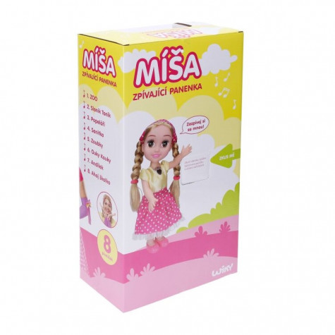 Wiky Zpívající panenka Míša Růžičková 33 cm ~ 6