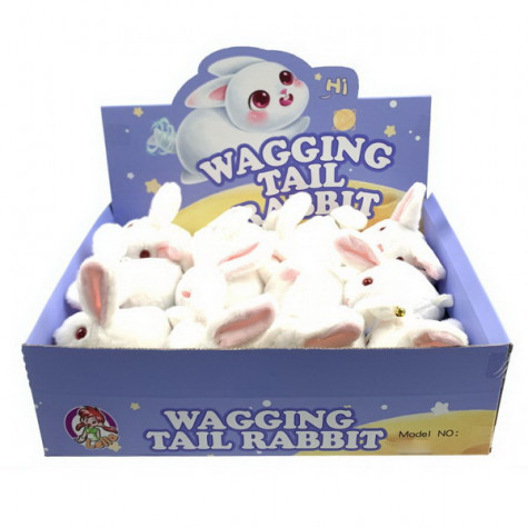 Wiky Králík natahovací vrtí ocáskem 14 cm ~ 2