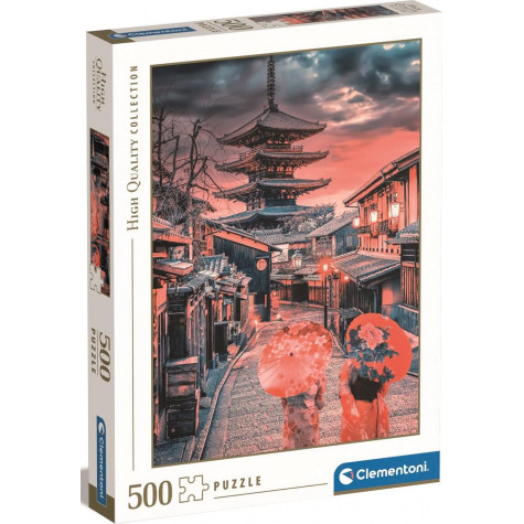 CLEMENTONI Puzzle Večer v Kjótu 500 dílků ~ 1