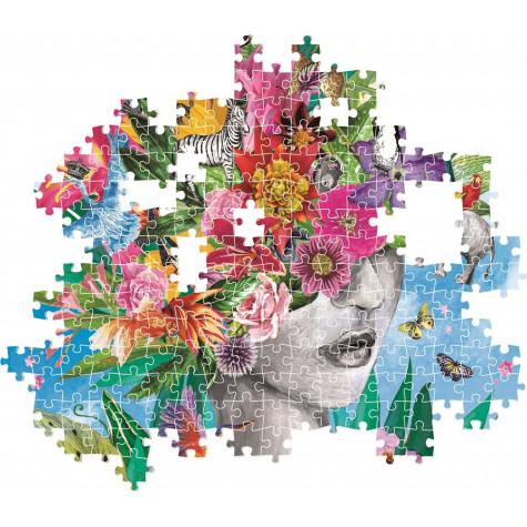 CLEMENTONI Puzzle Hlavou v džungli 500 dílků ~ 3