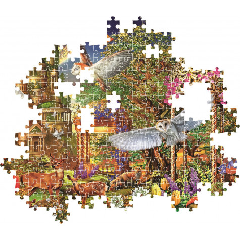 CLEMENTONI Puzzle Zahrada lesní fantazie 1500 dílků