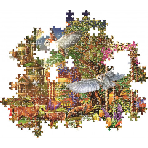 CLEMENTONI Puzzle Zahrada lesní fantazie 1500 dílků ~ 3