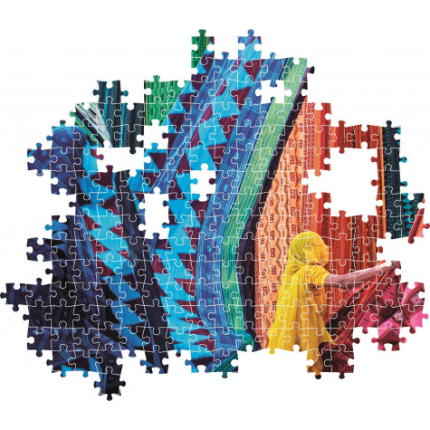 CLEMENTONI Puzzle Vlající látky 1500 dílků ~ 3