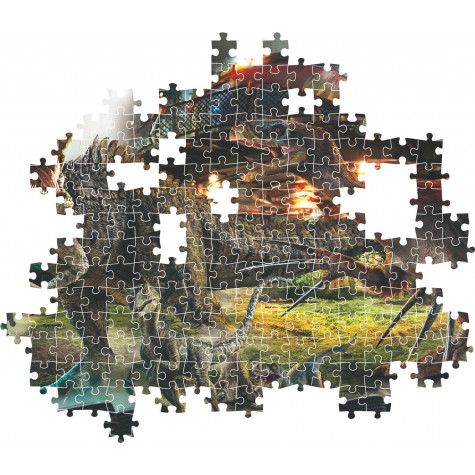 CLEMENTONI Puzzle Jurský svět 1000 dílků ~ 3