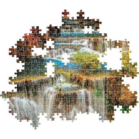 CLEMENTONI Puzzle Barevné vodopády v Thajsku 1000 dílků