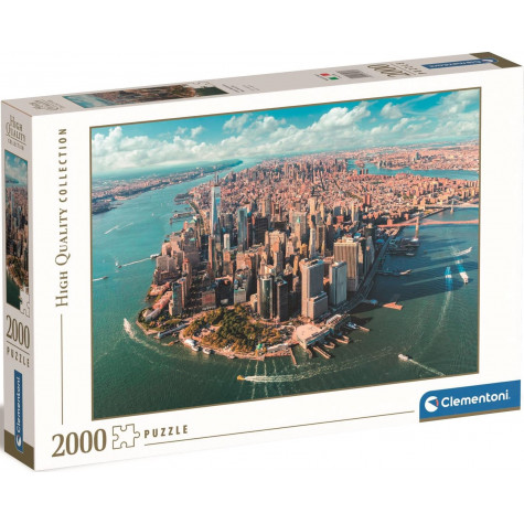 CLEMENTONI Puzzle Dolní Manhattan, New York 2000 dílků ~ 1