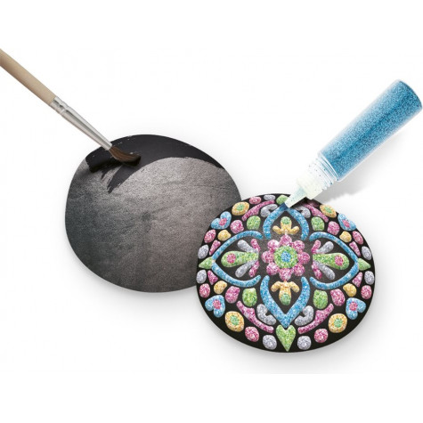 GRAFIX Malování na kamínky: Mandala Sparkling ~ 4