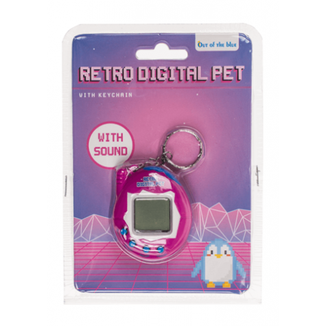 Retro digitální zvířátko Tamagoči hra - růžové ~ 3