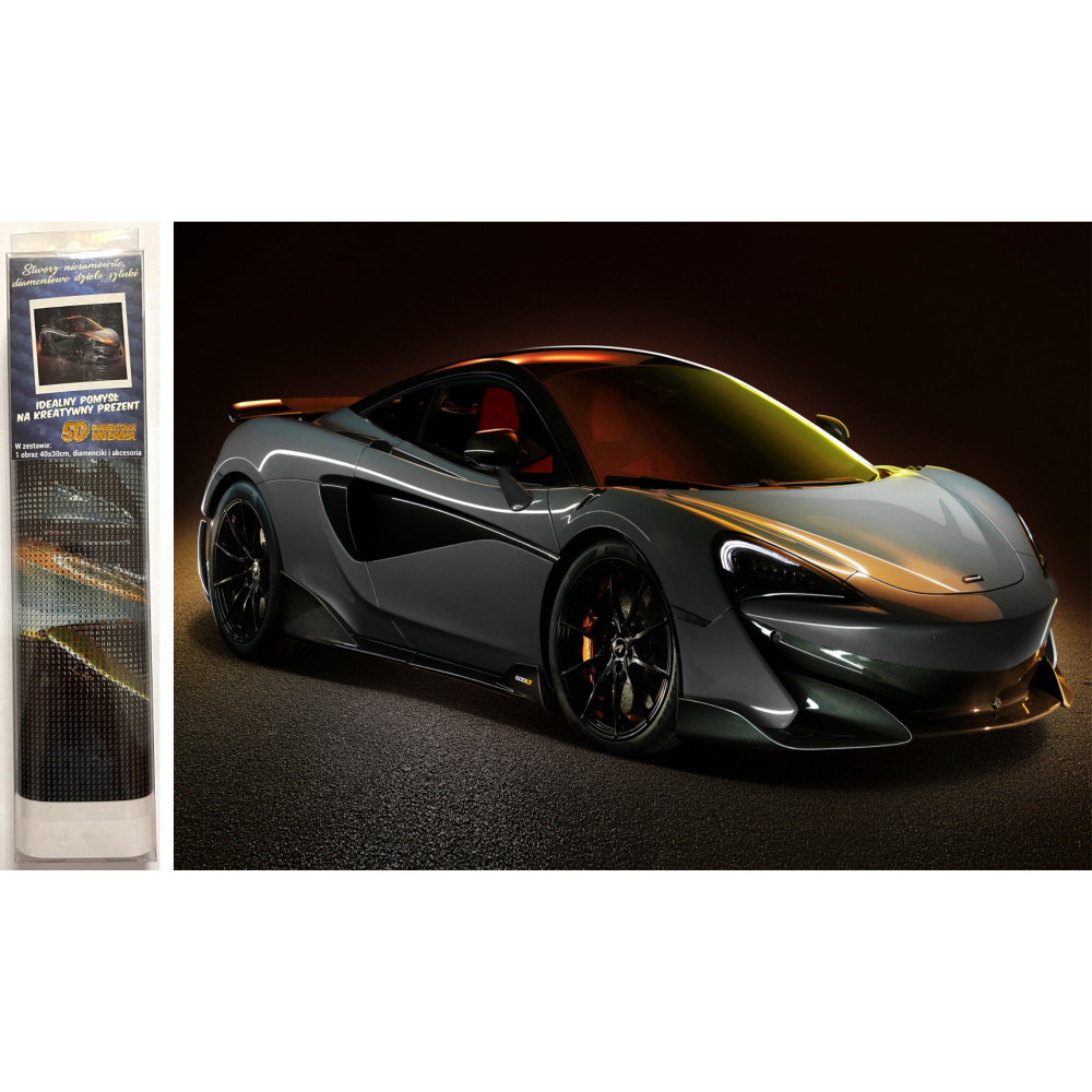 Norimpex Diamantový obrázek malování 30x40cm - McLaren 600LT