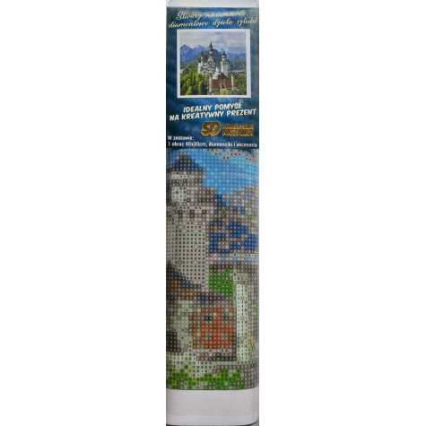 Norimpex Diamantový obrázek malování 30x40cm - Zámek Neuschwanstein ~ 2