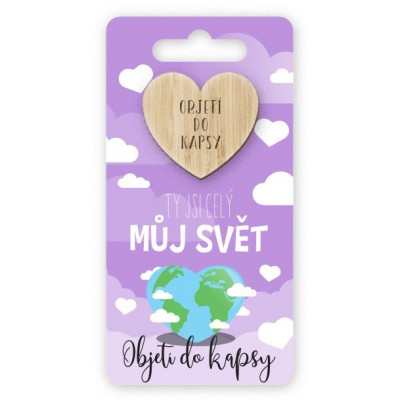 Nekupto Objetí do kapsy - Ty jsi celý můj svět