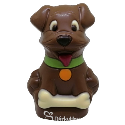 Čokoládový pes s kostí