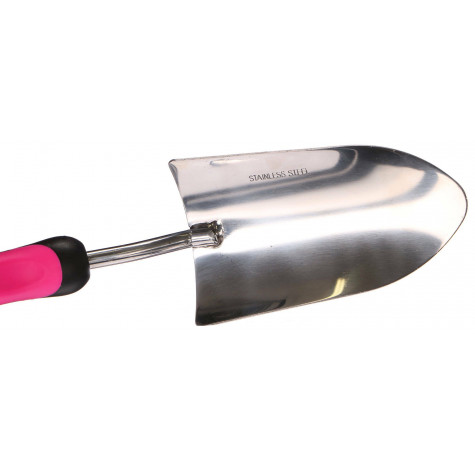 SIXTOL Zahradní lopatka Garden pink nerez 33cm ~ 2