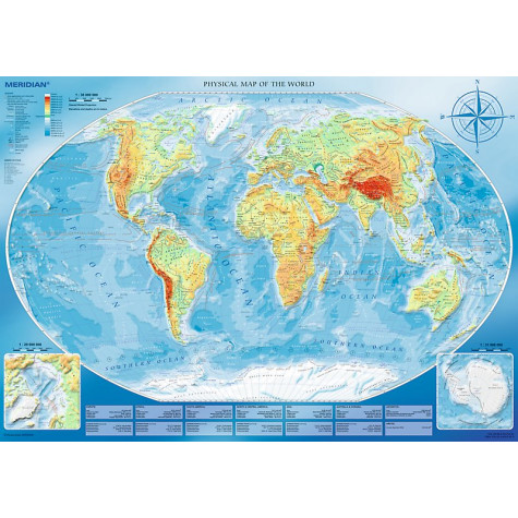 TREFL Puzzle Velká mapa světa 4000 dílků ~ 2