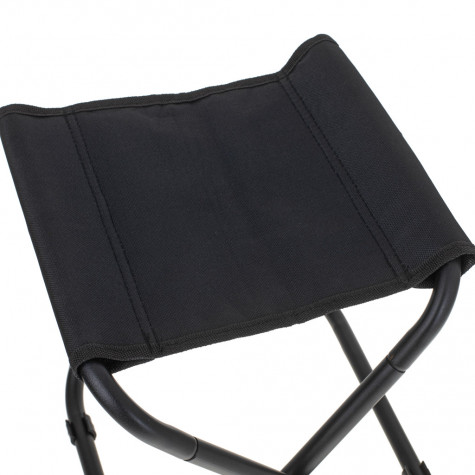 Cestovní skládací židlička na kempování - černá