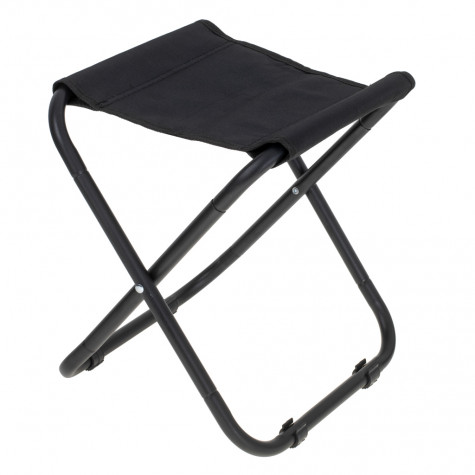 Cestovní skládací židlička na kempování - černá