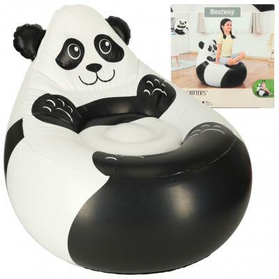 Bestway 75116 Nafukovací dětské křeslo 72x72cm - Panda