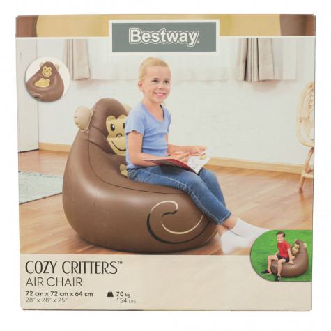 Bestway 75116 Nafukovací dětské křeslo 72x72cm - Opice ~ 7